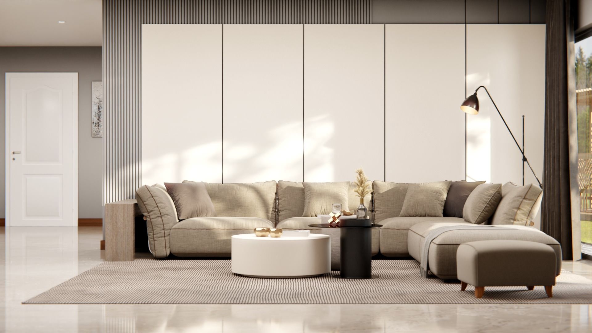 M10 Oat Milk Cover Styl' vinyl wrap | for furniture & walls