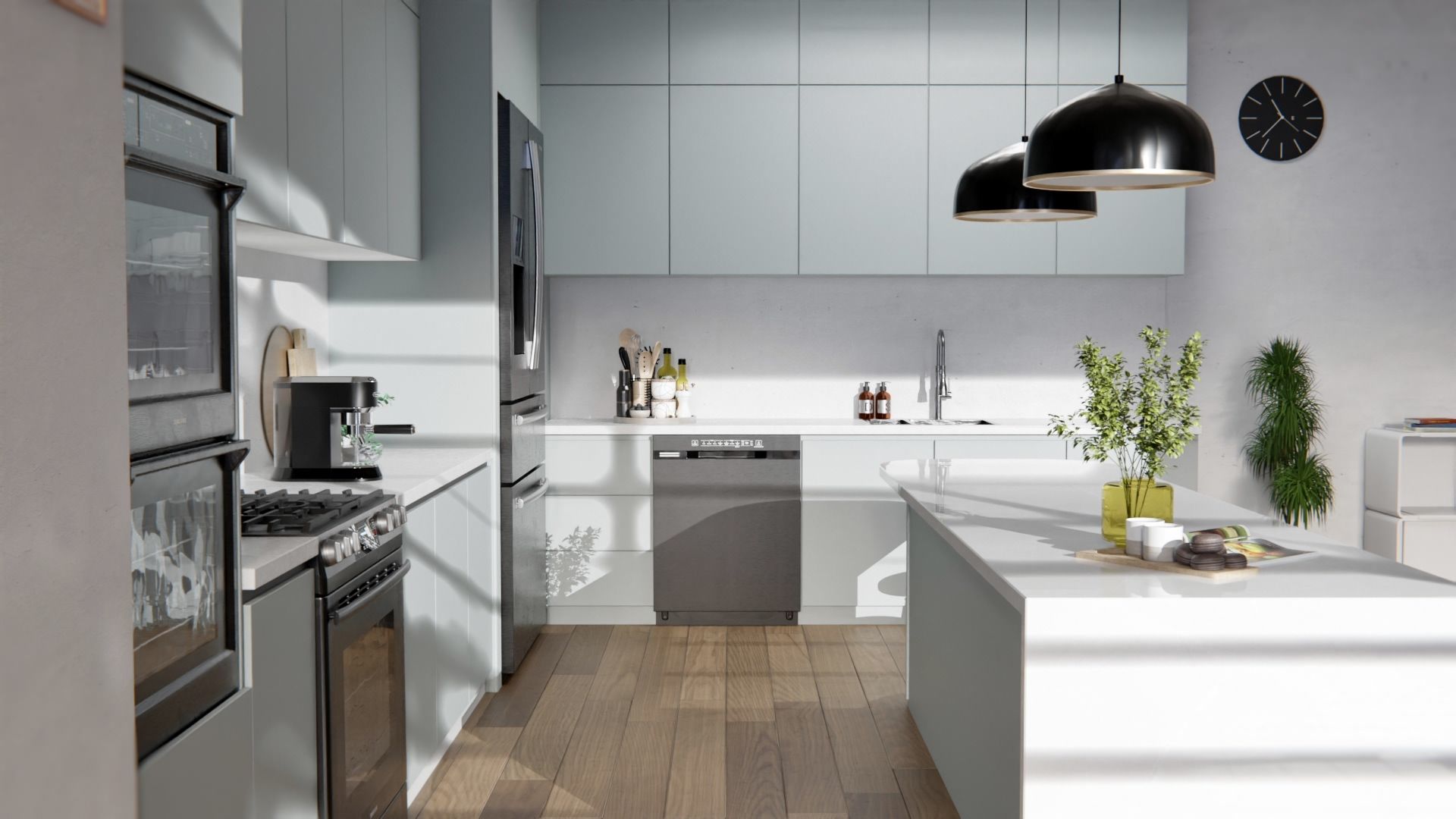 M4 Pale Blue Cover Styl' vinyl wrap | for furniture & walls