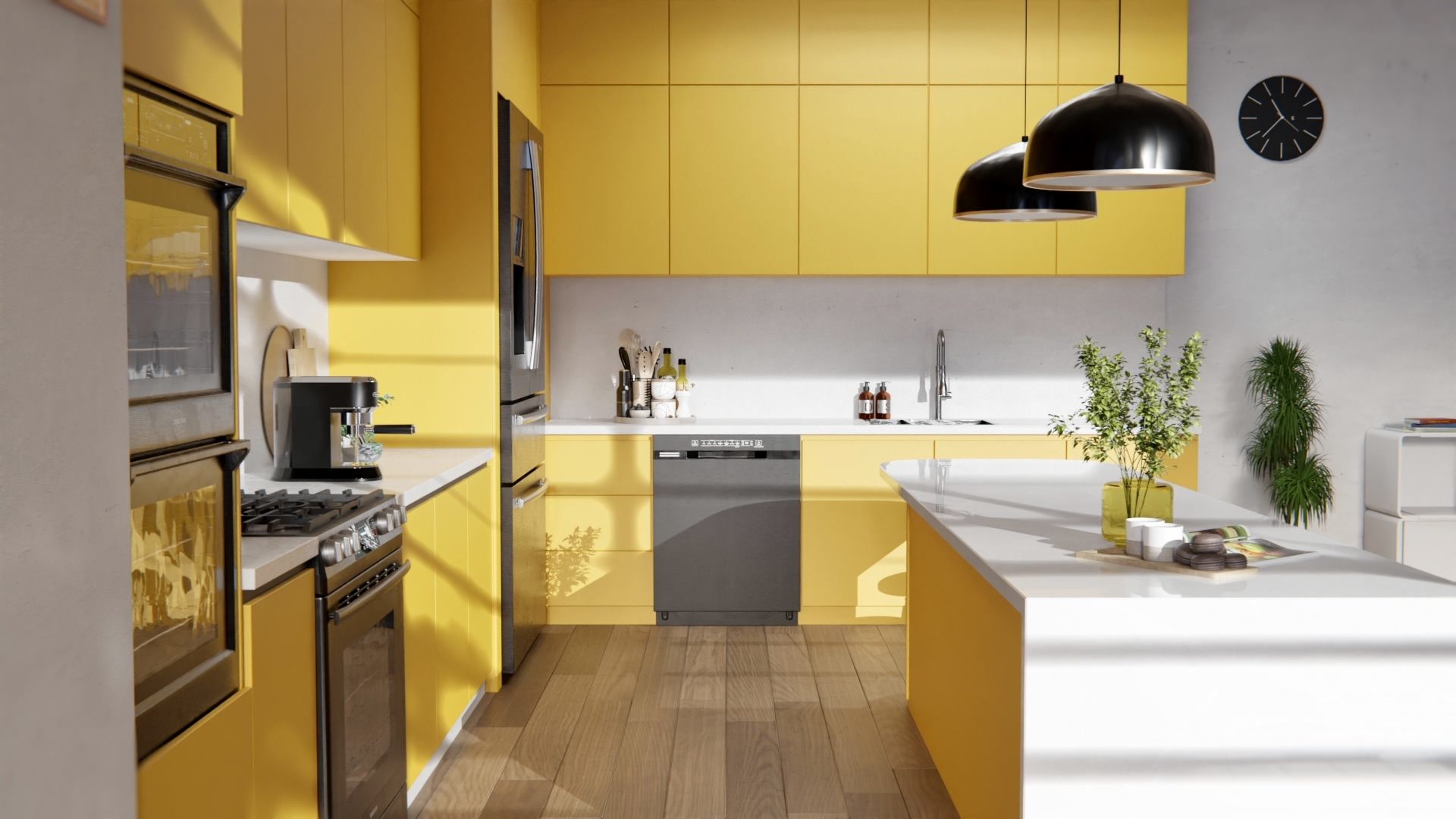M8 Bright Yellow Cover Styl' vinyl wrap | for furniture & walls