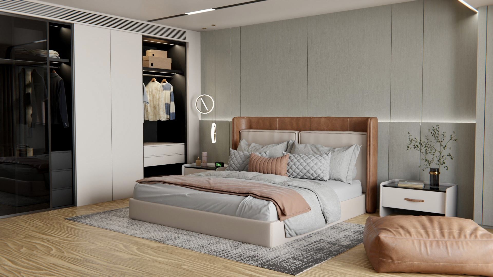 MK18 Beige Waves Cover Styl' vinyl wrap | for furniture & walls