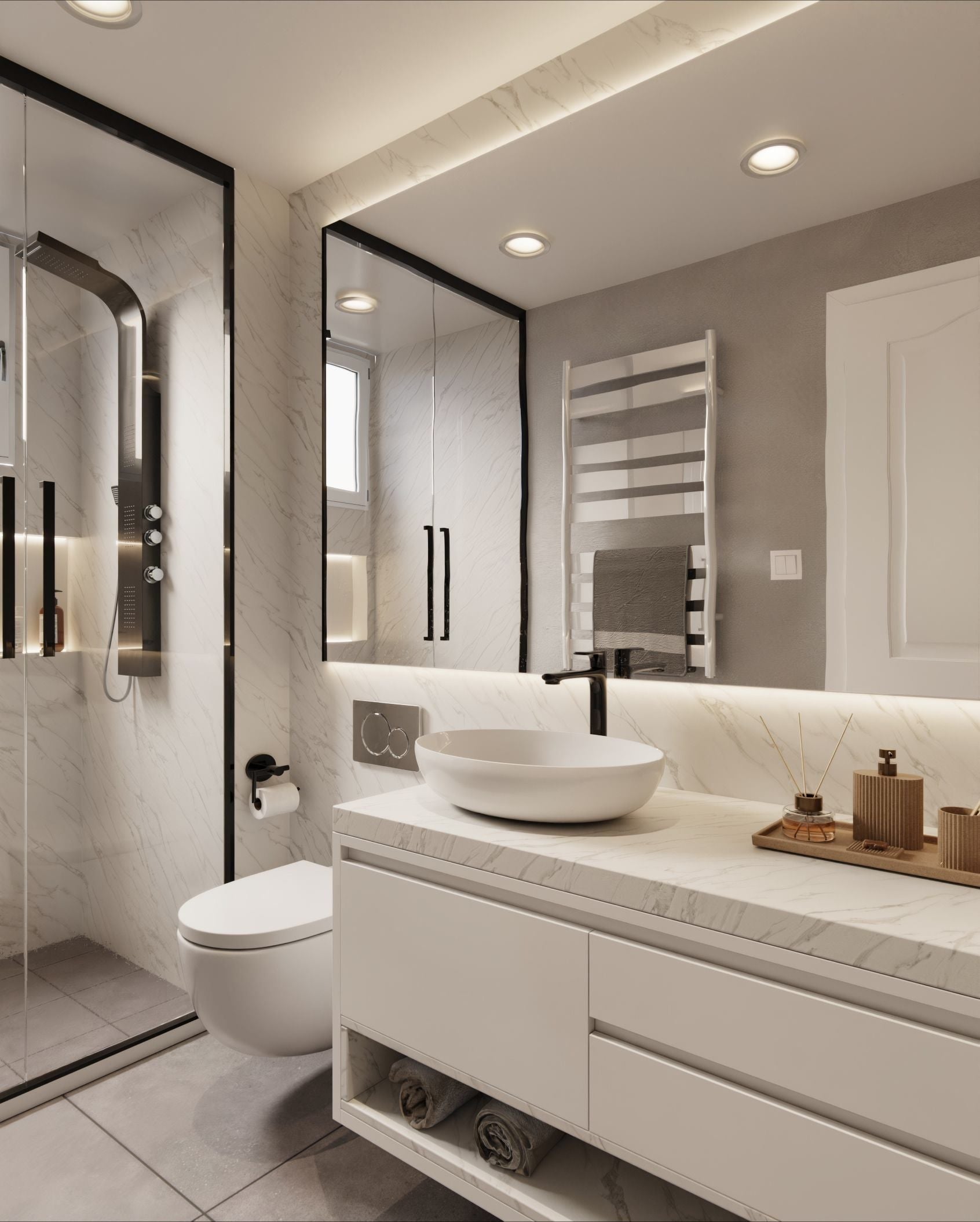 NE31 Statuary White Cover Styl' vinyl wrap | for furniture & walls