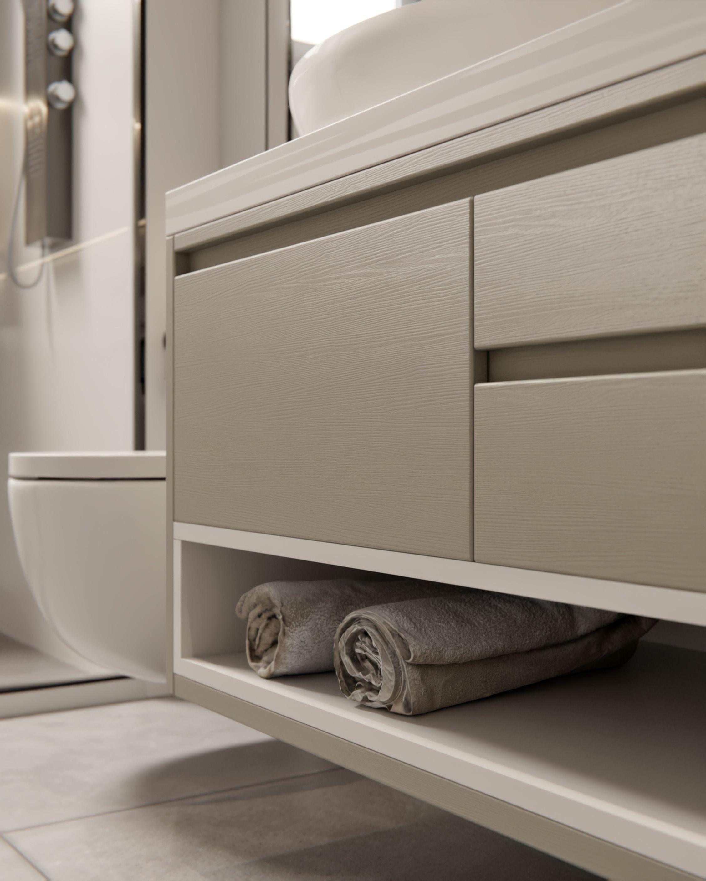 NE46 Tan Grey Cover Styl' vinyl wrap | for furniture & walls