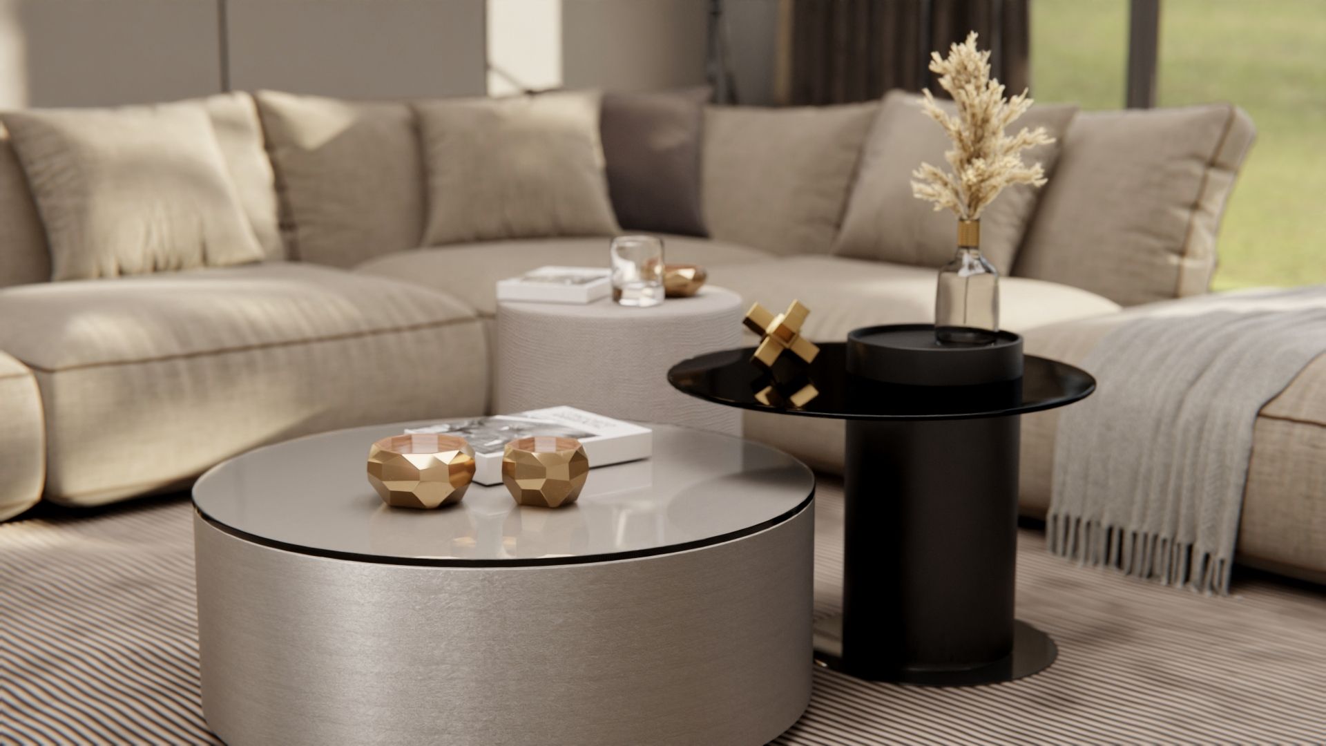 NE51 Champagne Silver Cover Styl' vinyl wrap | for furniture & walls