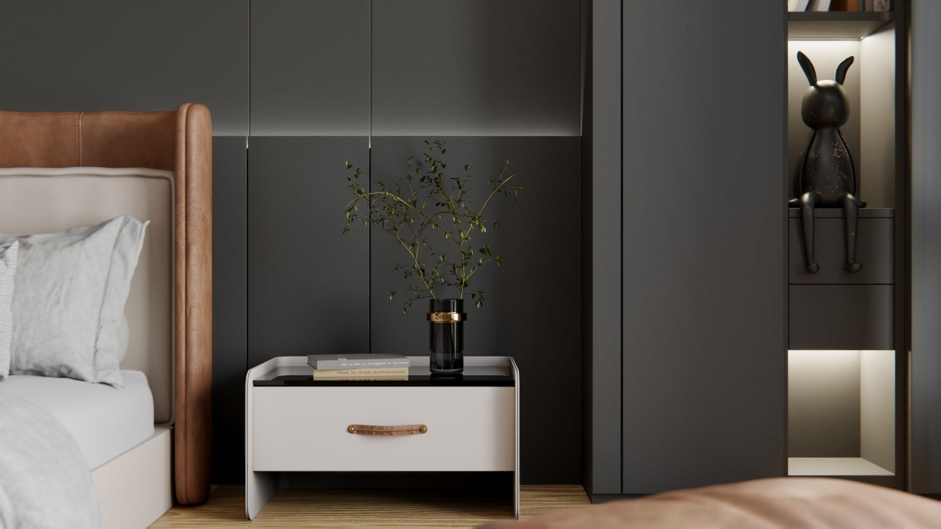 NE80 Graphite Cover Styl' vinyl wrap | for furniture & walls