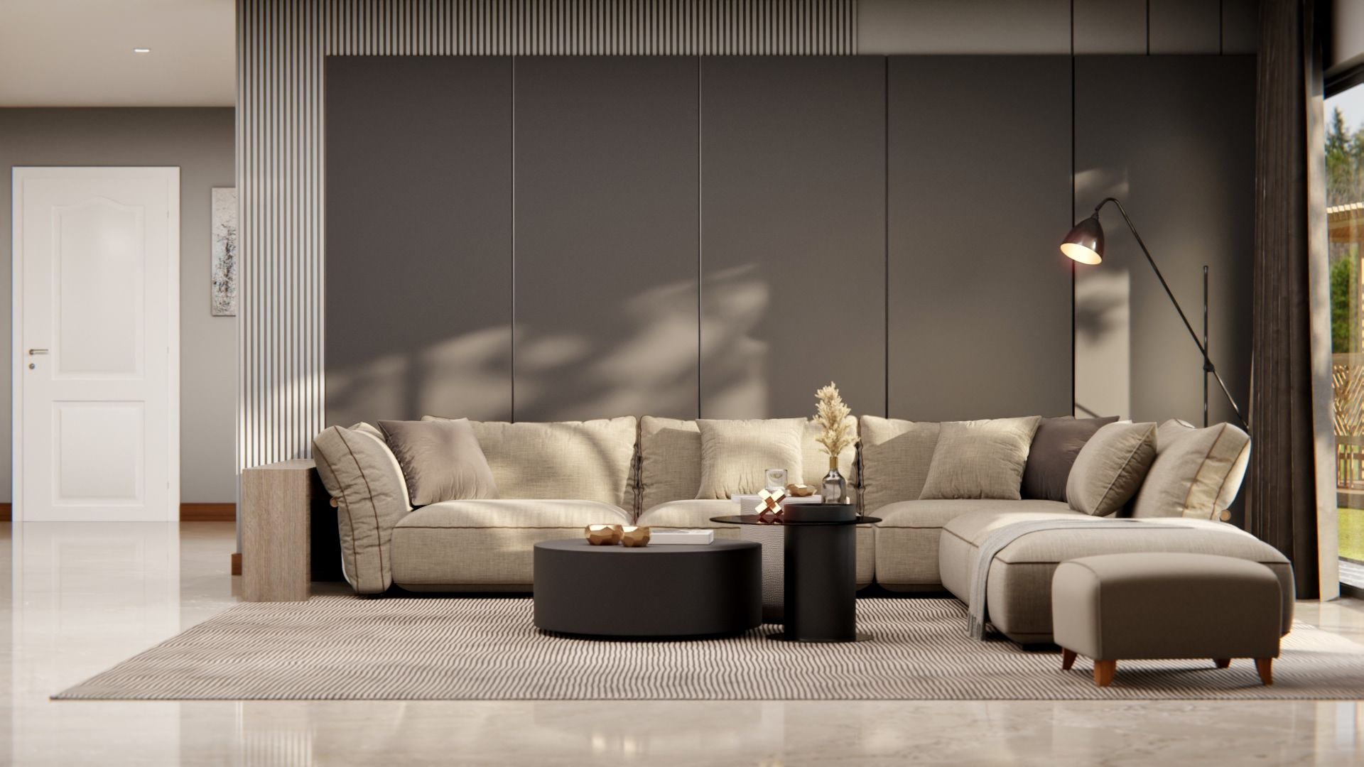 NE81 Charcoal Black Cover Styl' vinyl wrap | for furniture & walls