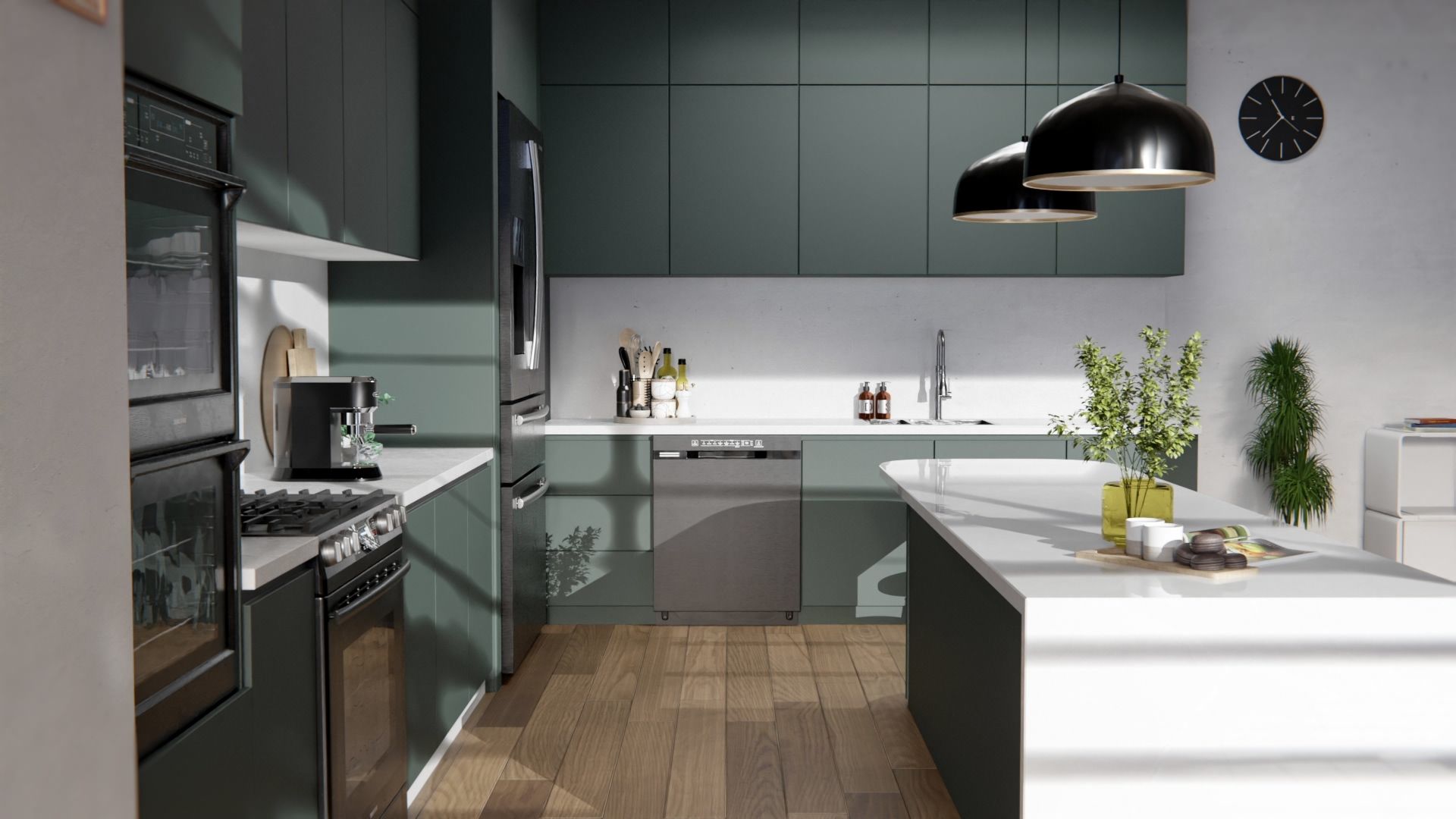 NF13 Deep Green Cover Styl' vinyl wrap | for furniture & walls