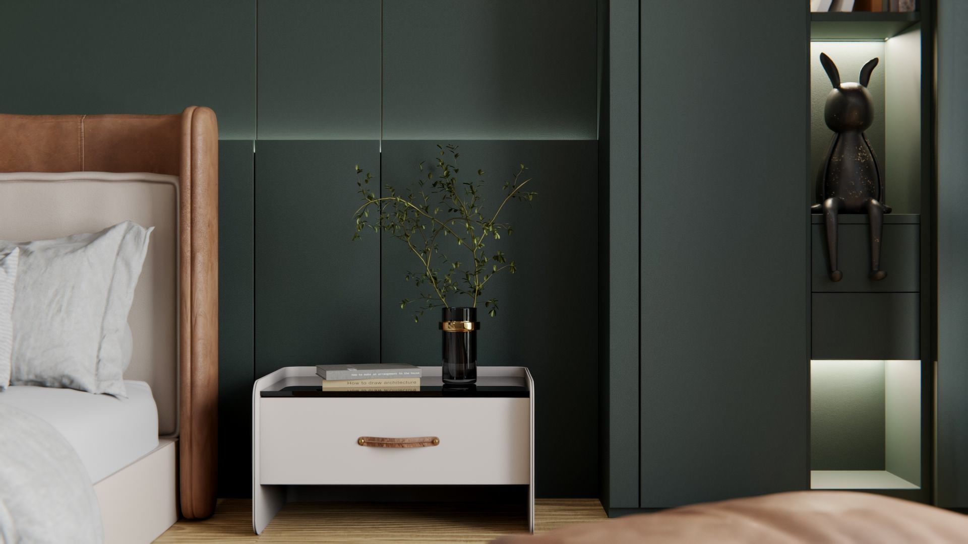 NF13 Deep Green Cover Styl' vinyl wrap | for furniture & walls