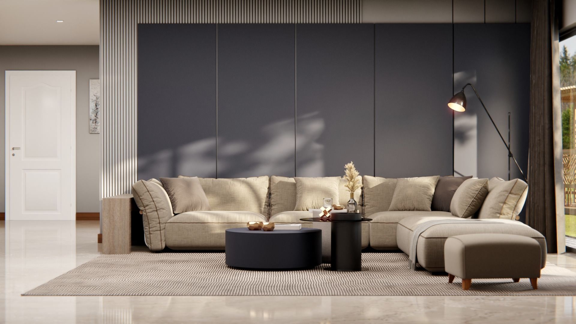 NF14 Deep Blue Cover Styl' vinyl wrap | for furniture & walls