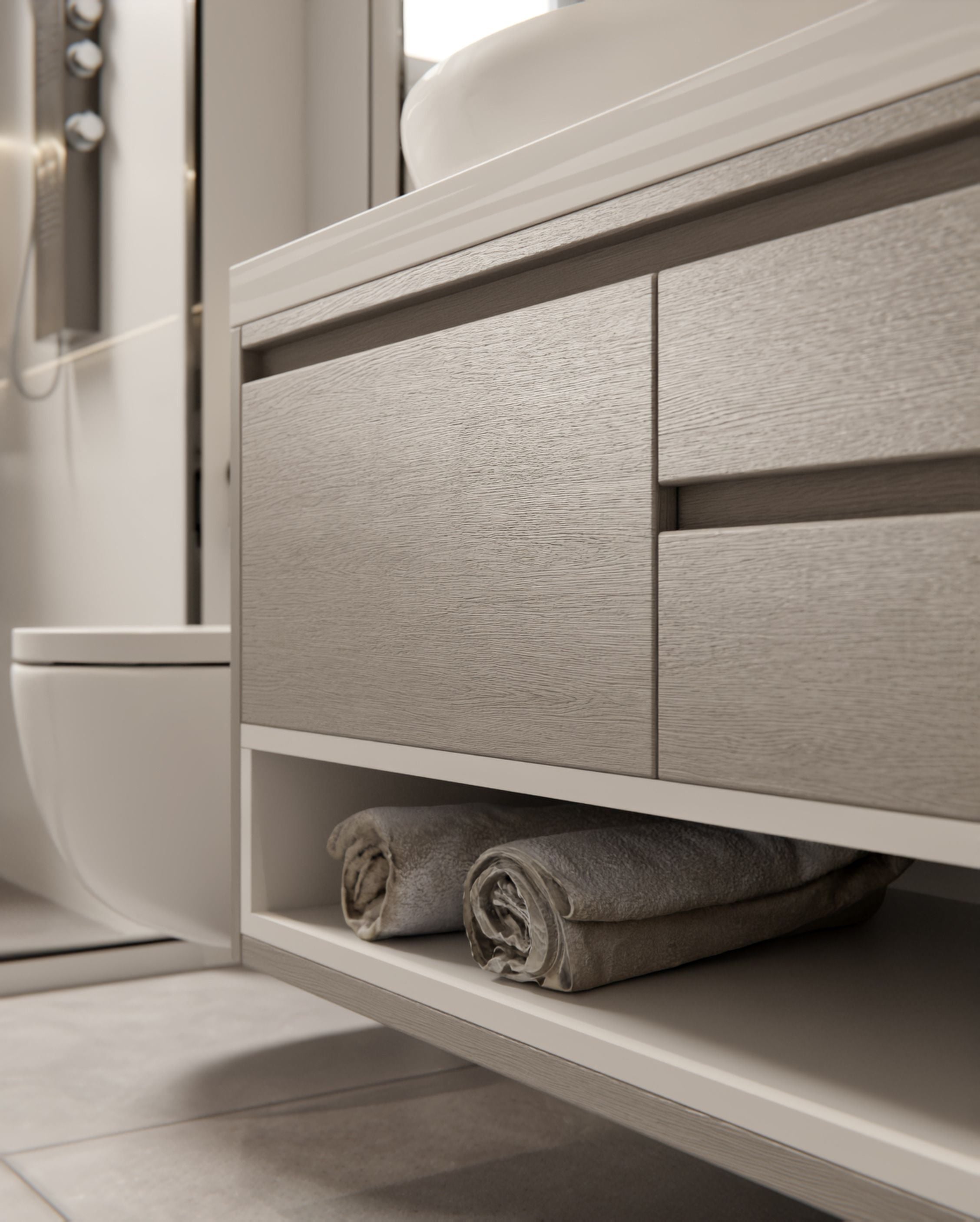 NF28 Greyish Oak Wall and Furniture Cover Styl' vinyl wrap | for furniture & walls