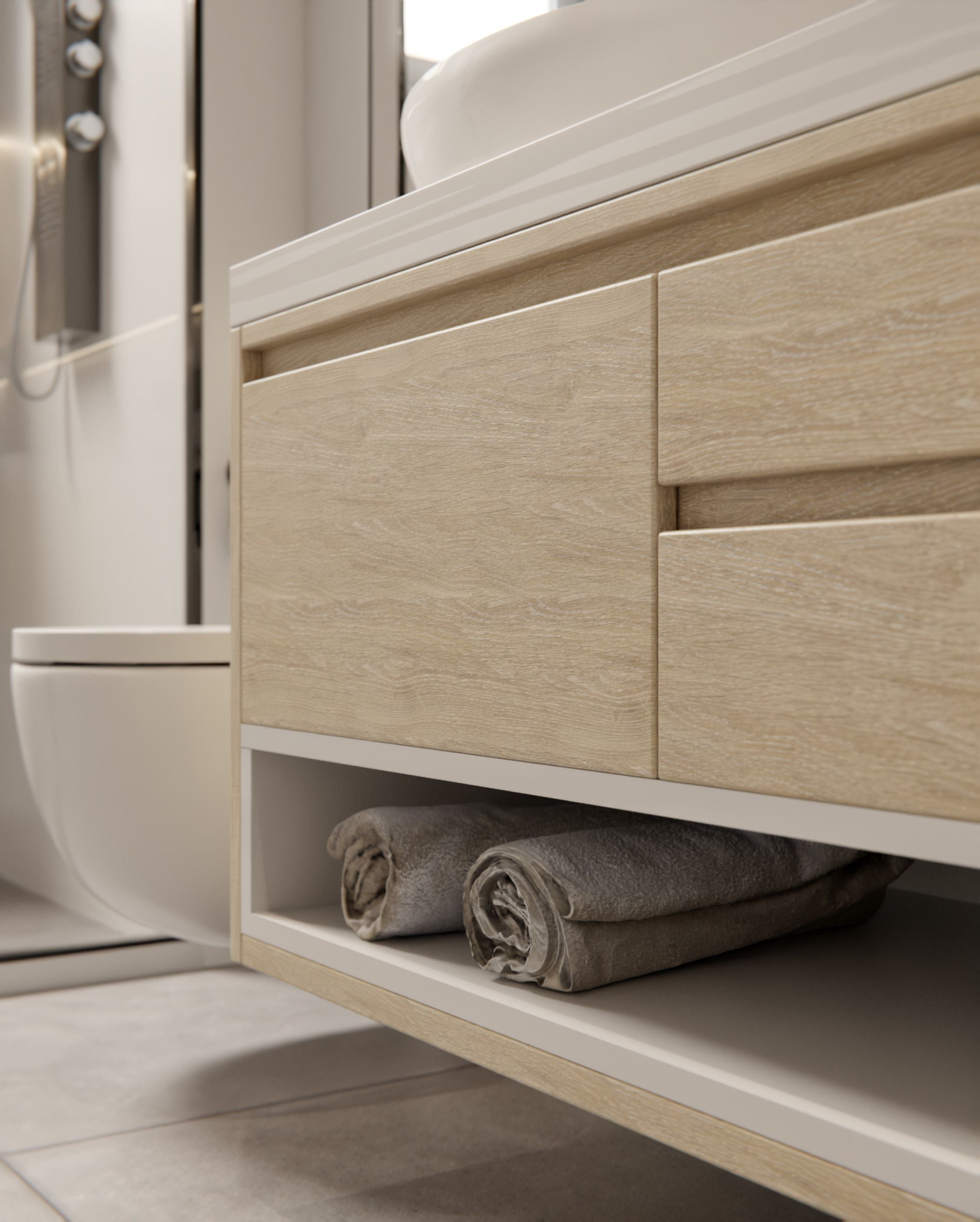 NF44 Bleached Grey Oak Cover Styl' vinyl wrap | for furniture & walls