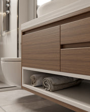 NF55 Brown Teak Cover Styl' vinyl wrap | for furniture & walls