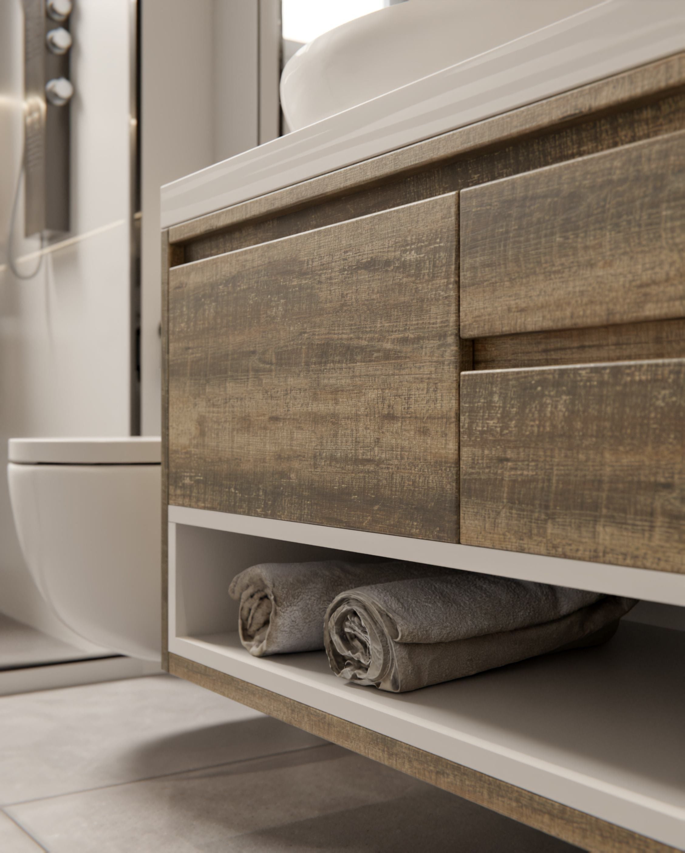 NF83 Driftwood Brown Cover Styl' vinyl wrap | for furniture & walls