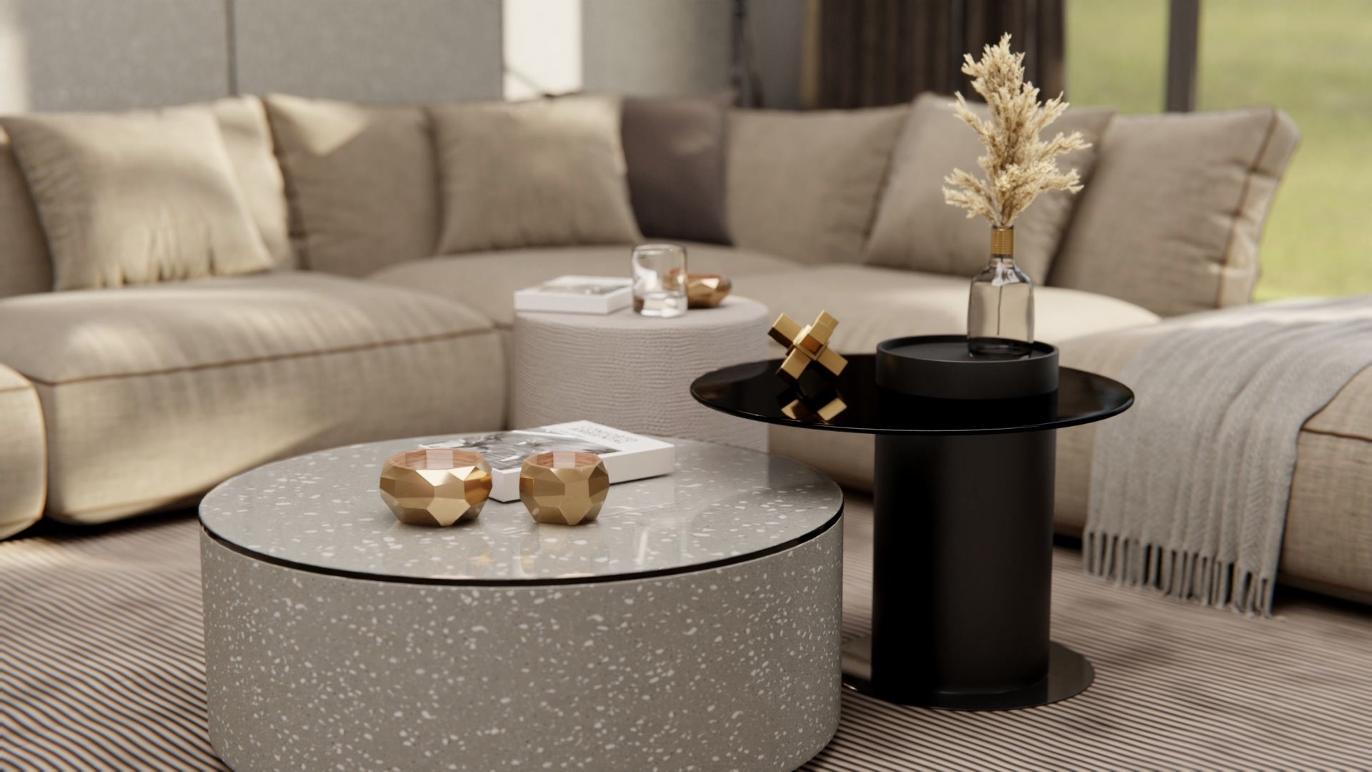 NG02 Spotted Grey Cover Styl' vinyl wrap | for furniture & walls
