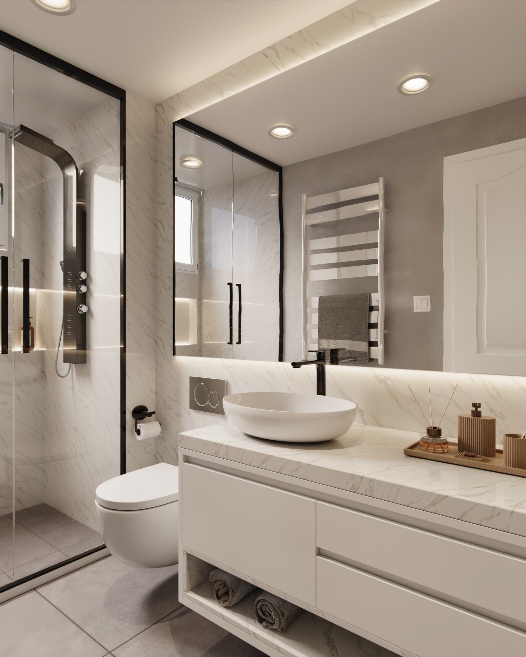 NG31 Polished White Cover Styl' vinyl wrap | for furniture & walls