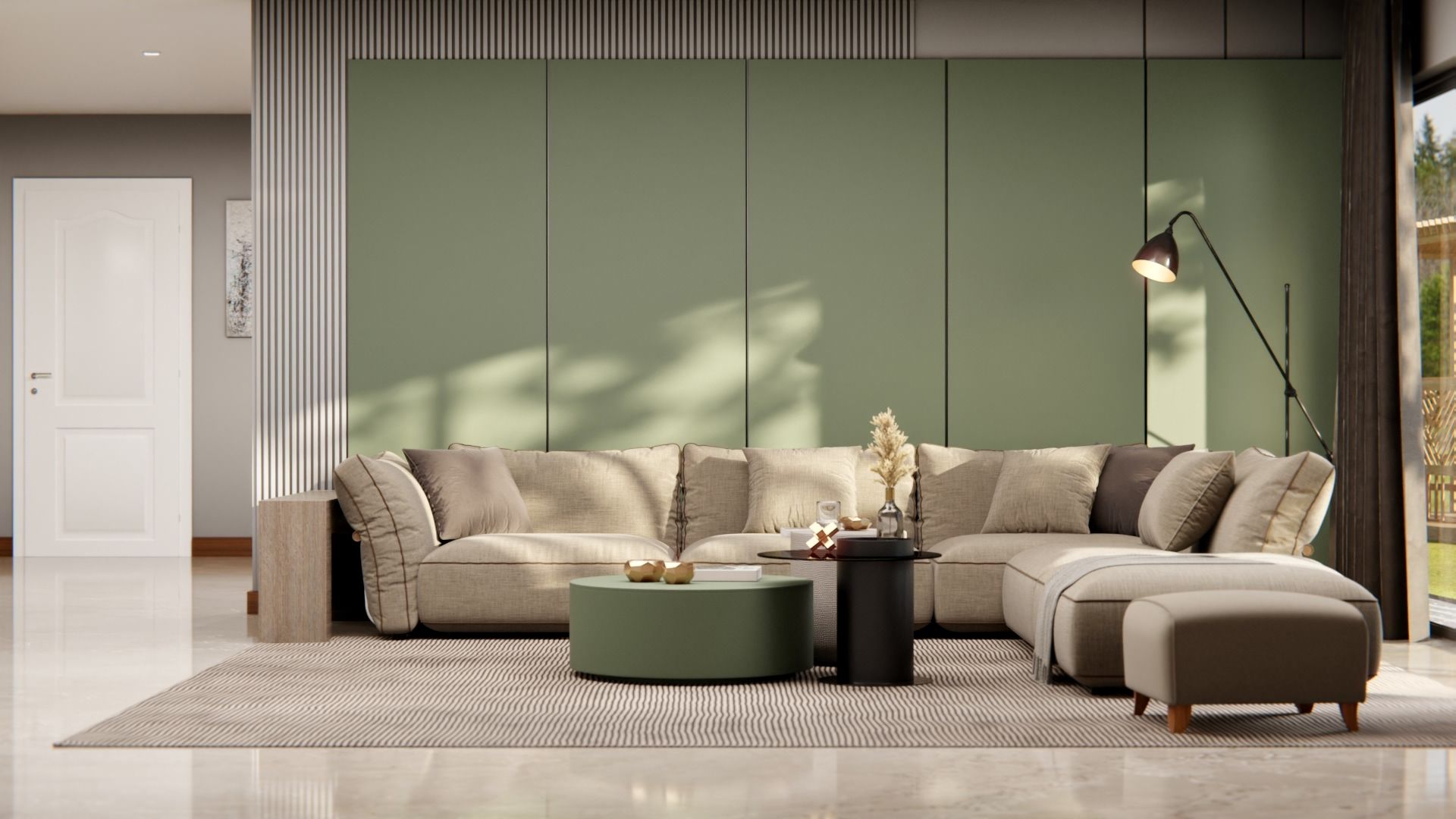 NH08 Forest Green Cover Styl' vinyl wrap | for furniture & walls