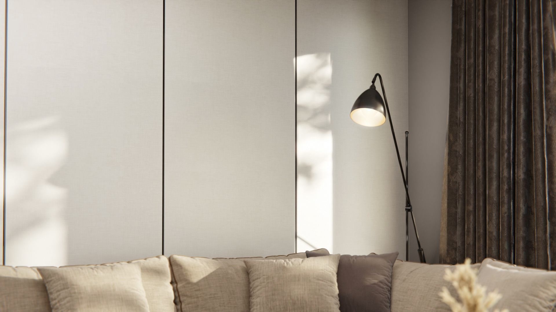 NH19 Beige Linen Cover Styl' vinyl wrap | for furniture & walls