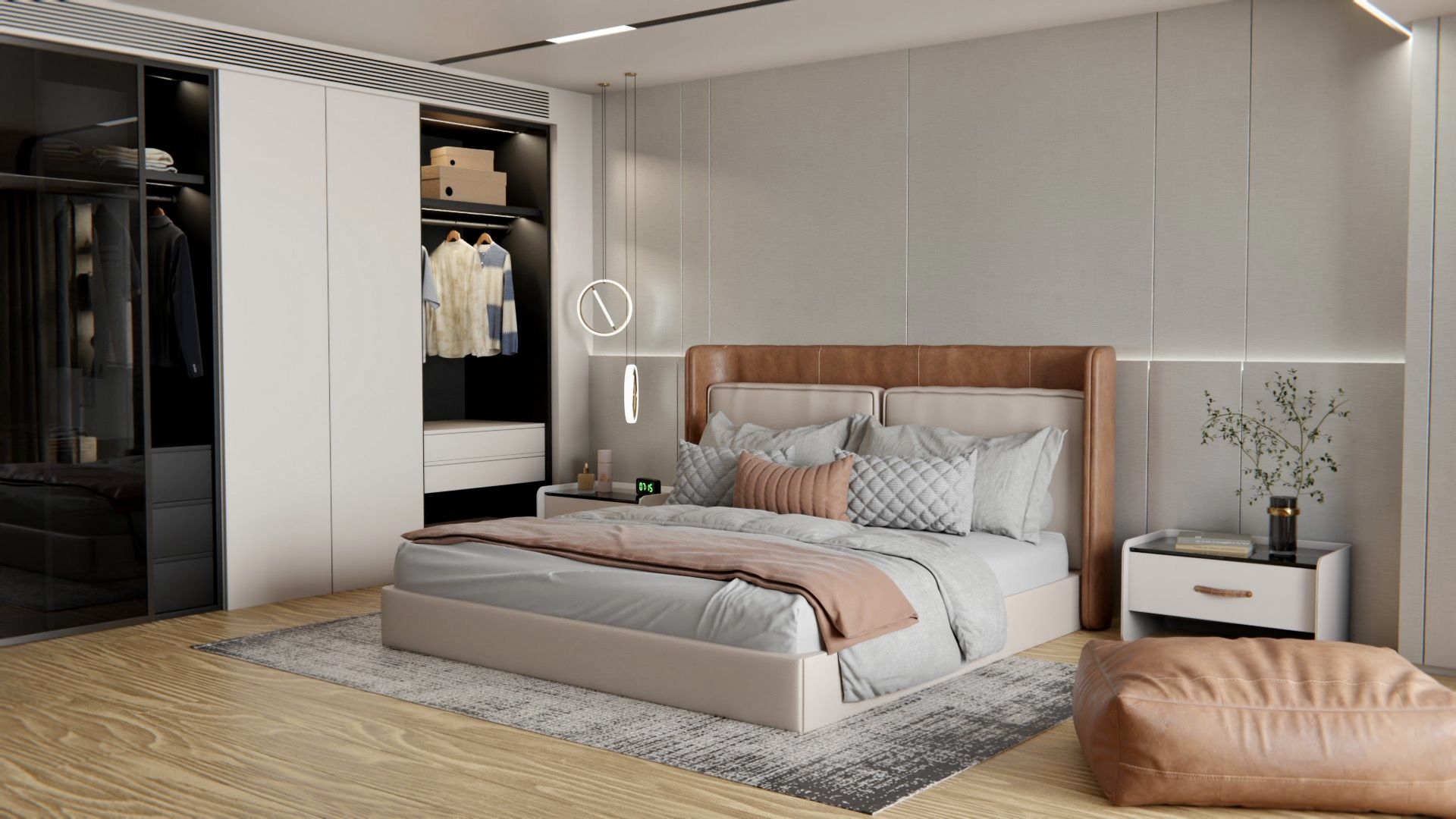 NH19 Beige Linen Cover Styl' vinyl wrap | for furniture & walls