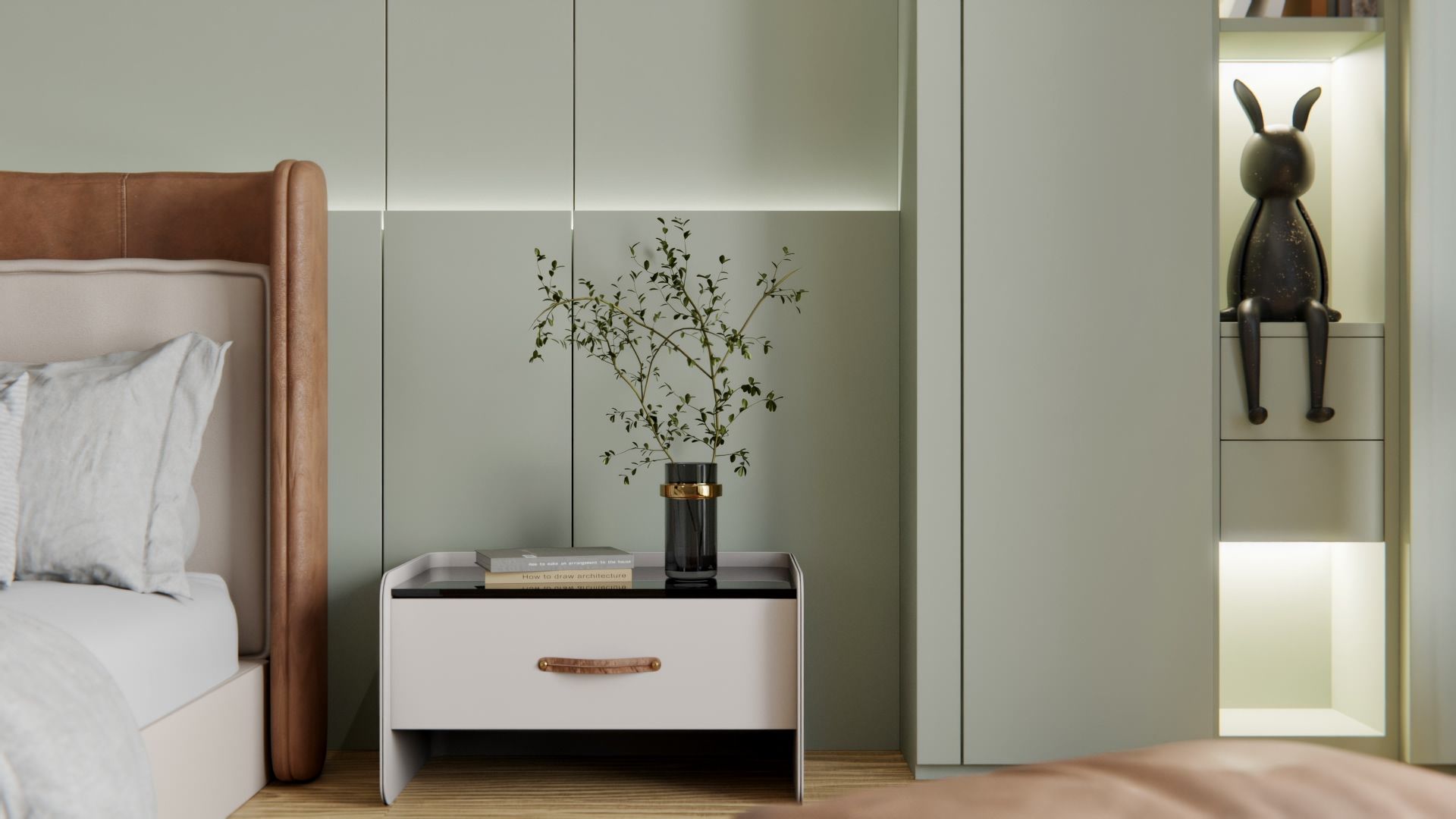 NH21 Soft Green Cover Styl' vinyl wrap | for furniture & walls