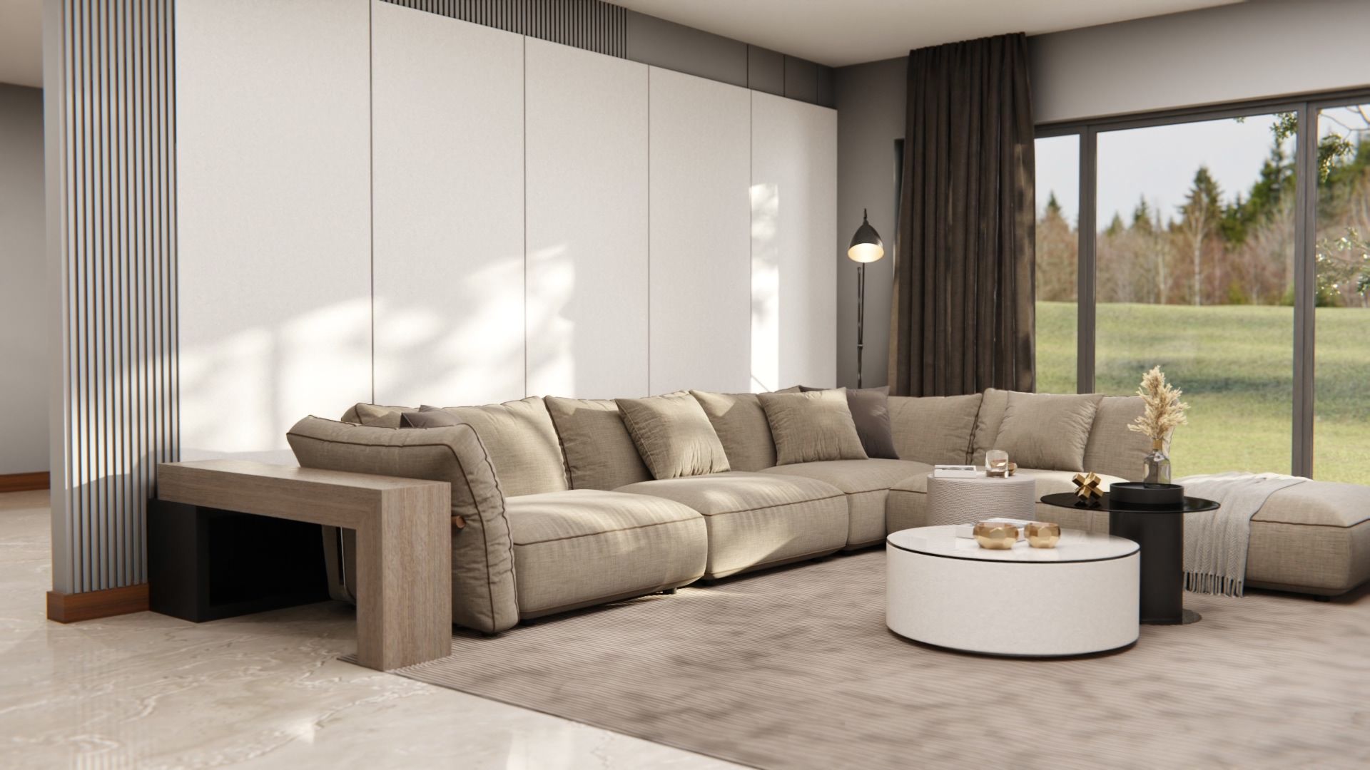 NH33 Off White Cement Cover Styl' vinyl wrap | for furniture & walls