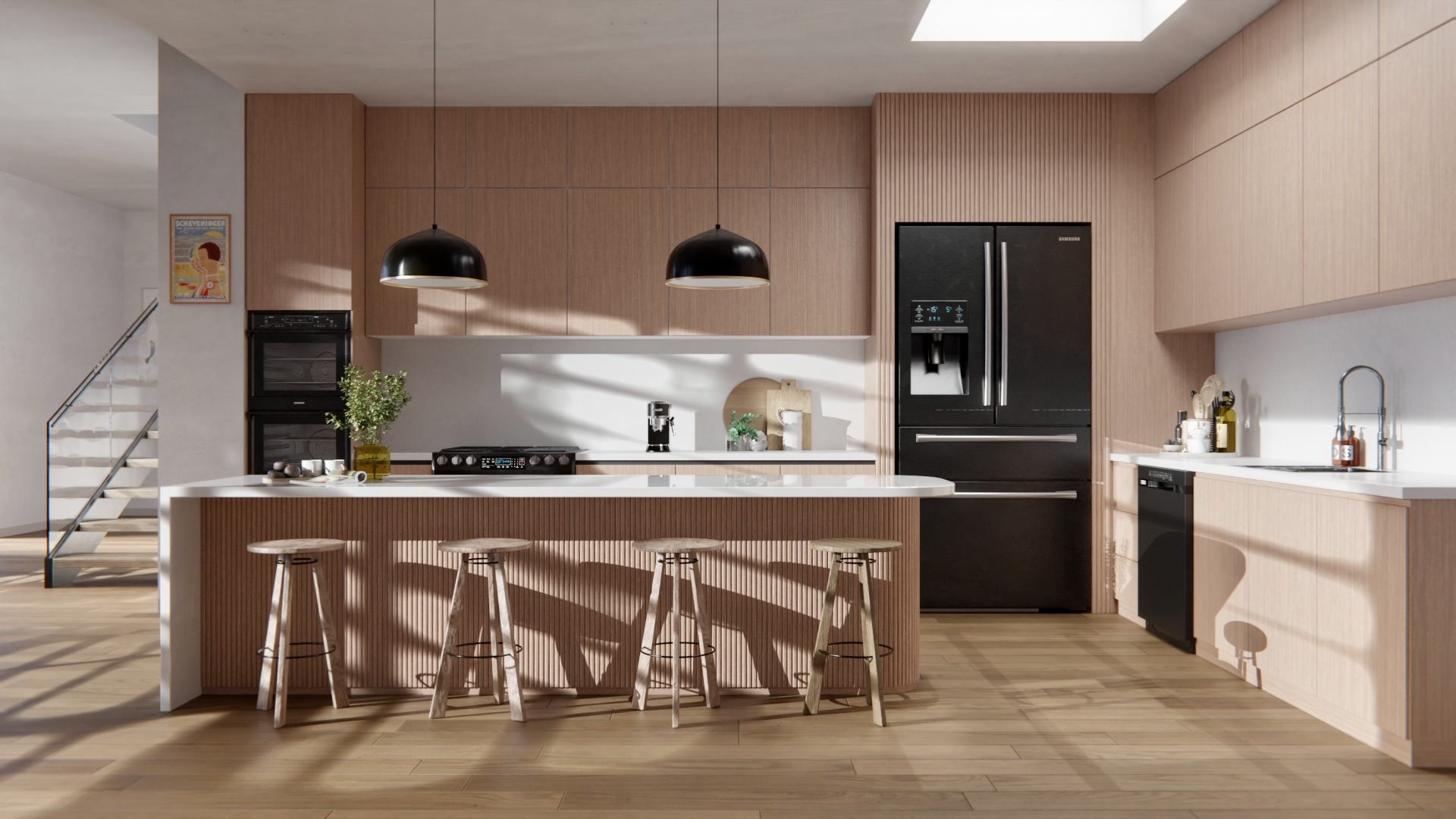 NH73 Warm Walnut Wall and Furniture Cover Styl' vinyl wrap | for furniture & walls