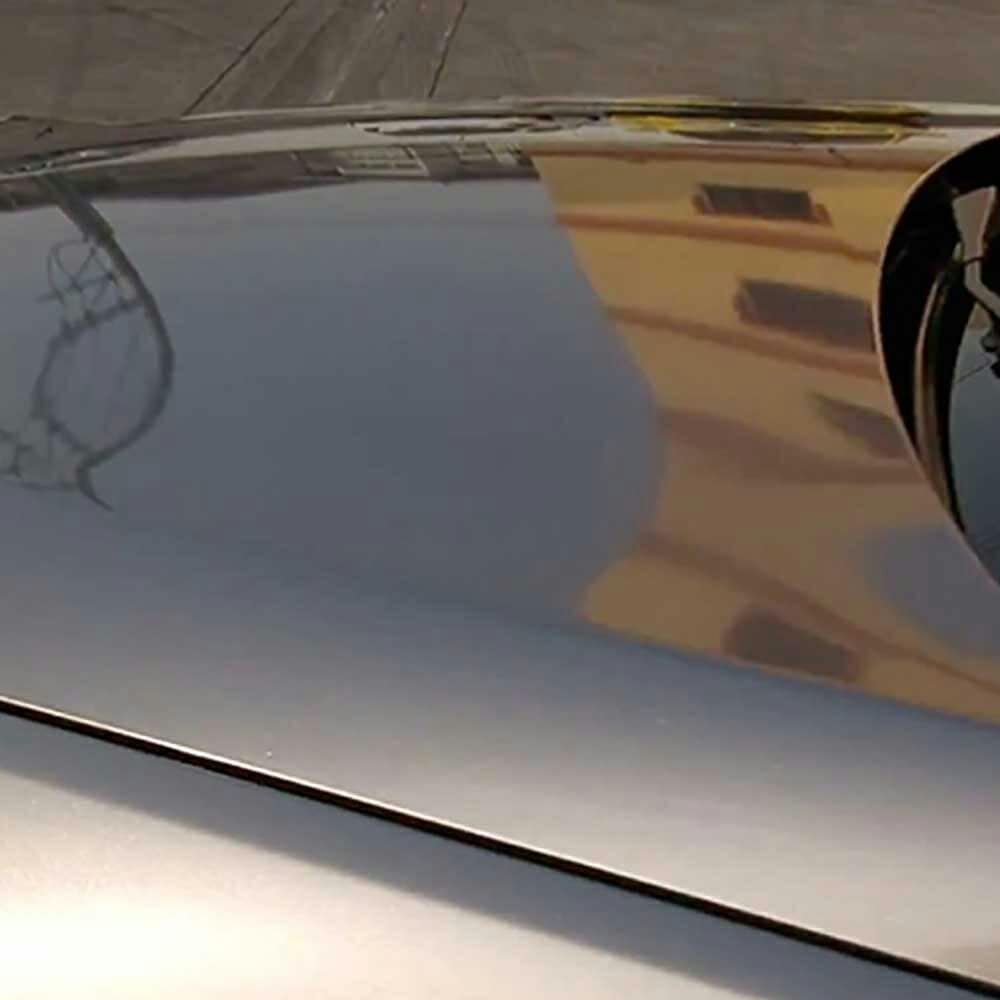 Gloss Metallic Silver Grey (090) Oracal 970RA Vehicle Wrap