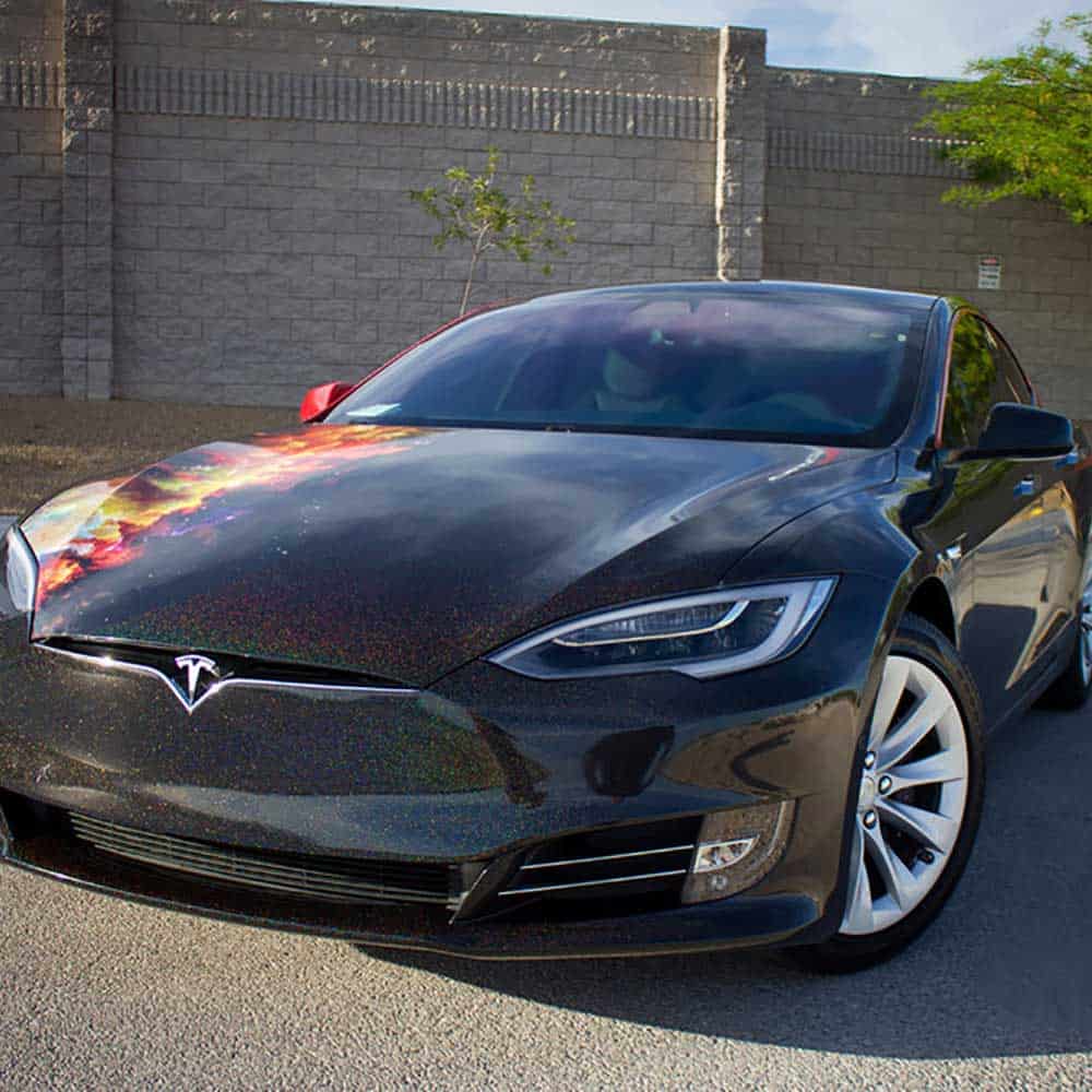 Gloss Black Galact Gold (905) Oracal 970RA Vehicle Wrap