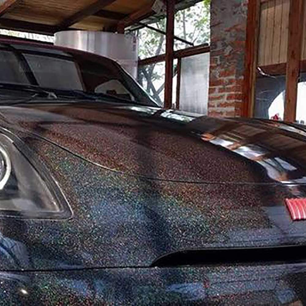 Gloss Black Galact Gold (905) Oracal 970RA Vehicle Wrap