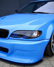 Oracal Gloss Glacier Blue installed on BMW car with a shiny exterior