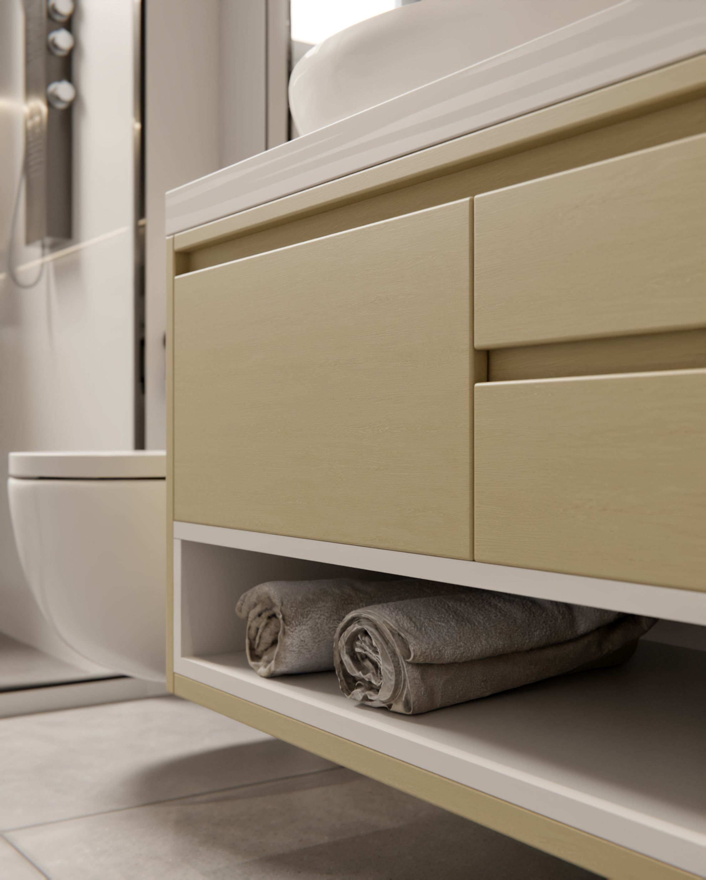 PF-AG14 PVC Free - Cream Golden Oak Wall and Furniture Cover Styl' vinyl wrap | for furniture & walls