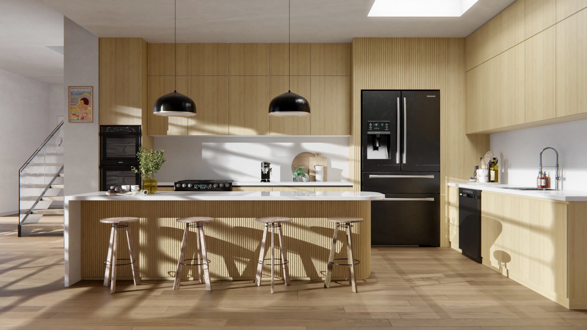 PF-B3 PVC Free - Natural Maple Wall and Furniture Cover Styl' vinyl wrap | for furniture & walls