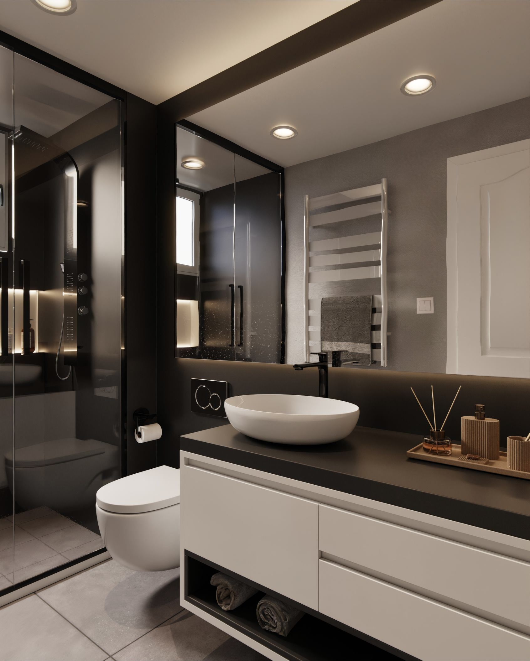PF-J2 PVC Free - Rich Black Wall and Furniture Cover Styl' vinyl wrap | for furniture & walls