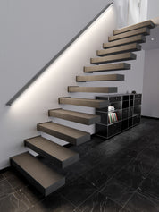 PF-U20 PVC Free - Cement Dark Cover Styl' vinyl wrap | for furniture & walls