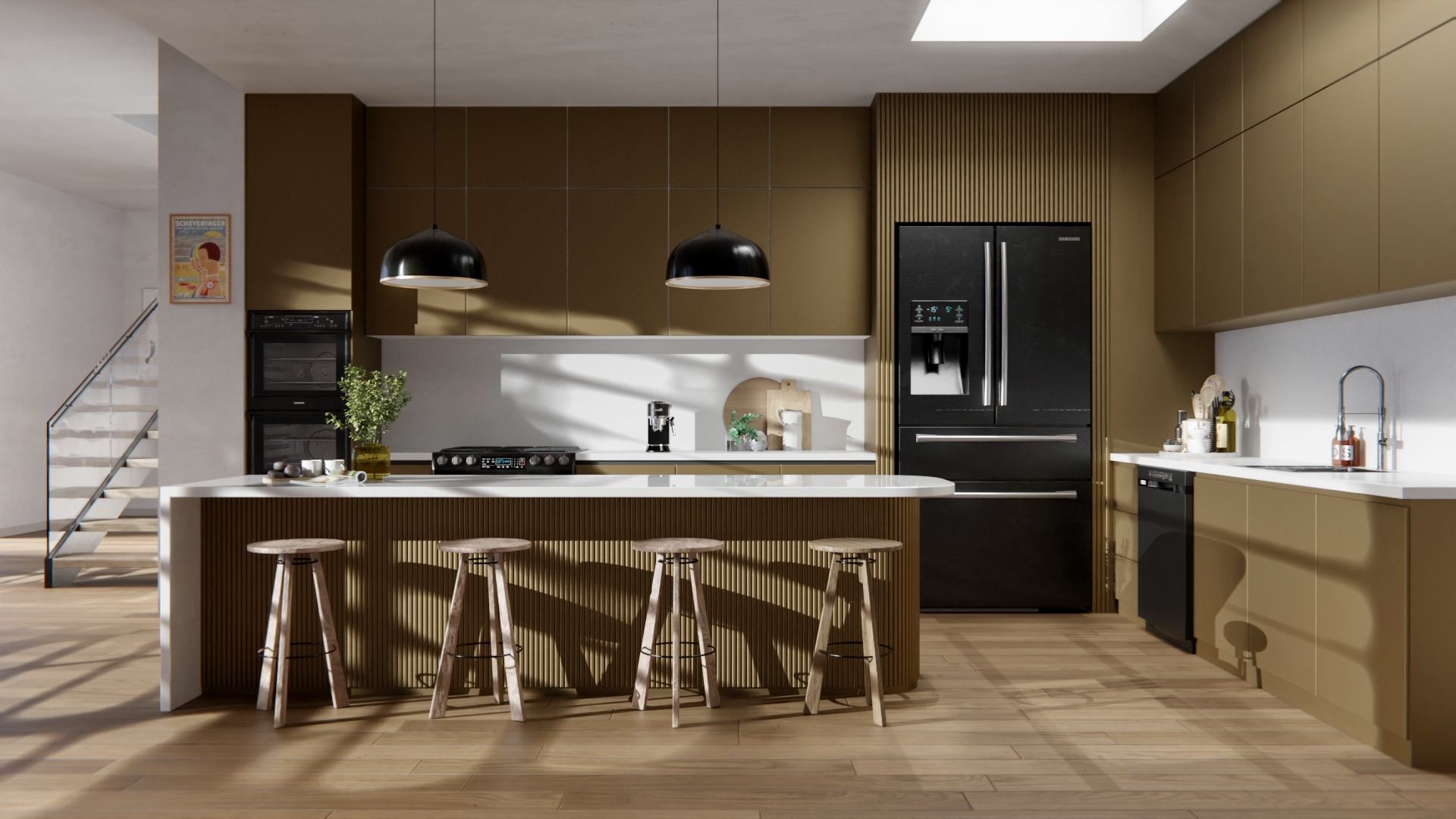 Q3 Hard Gold Cover Styl' vinyl wrap | for furniture & walls