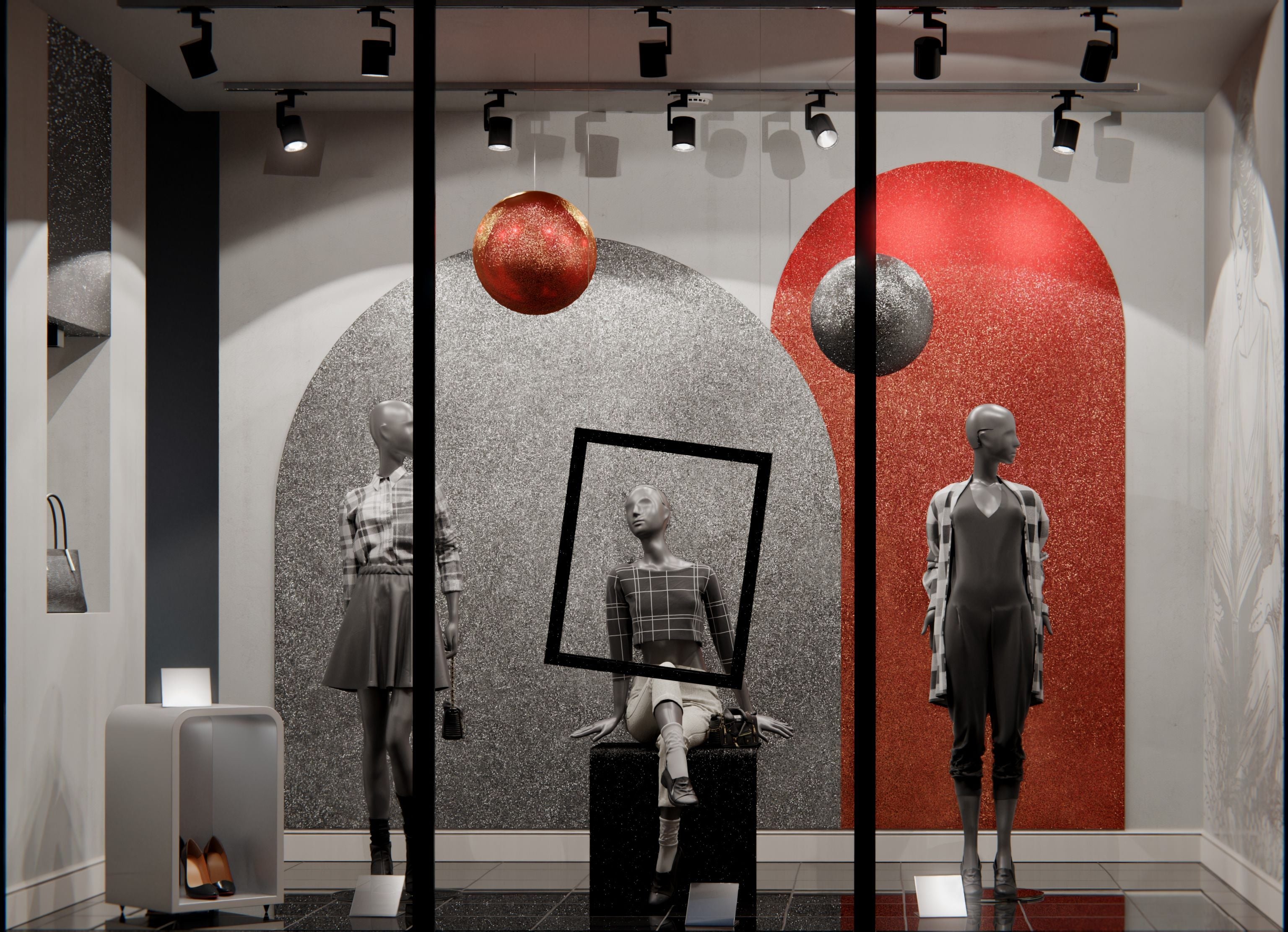 R7 Silver Disco Cover Styl' vinyl wrap | for furniture & walls