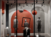 R8 Red Disco Cover Styl' vinyl wrap | for furniture & walls