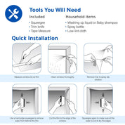 How to install window film guide