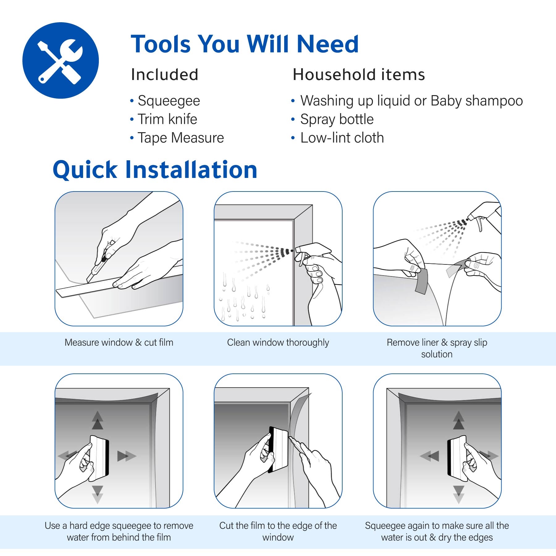 How to install window film guide