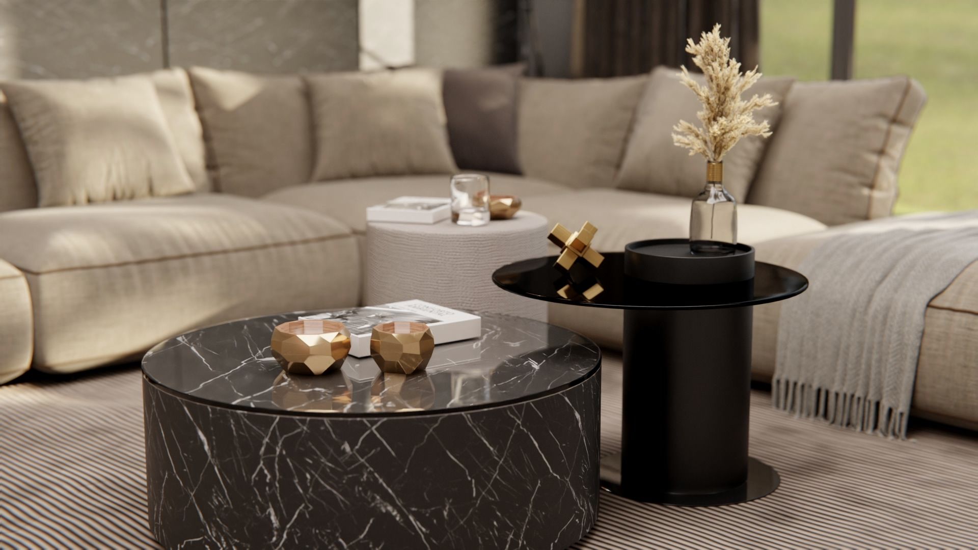 U50 Nero Marquina Cover Styl' vinyl wrap | for furniture & walls