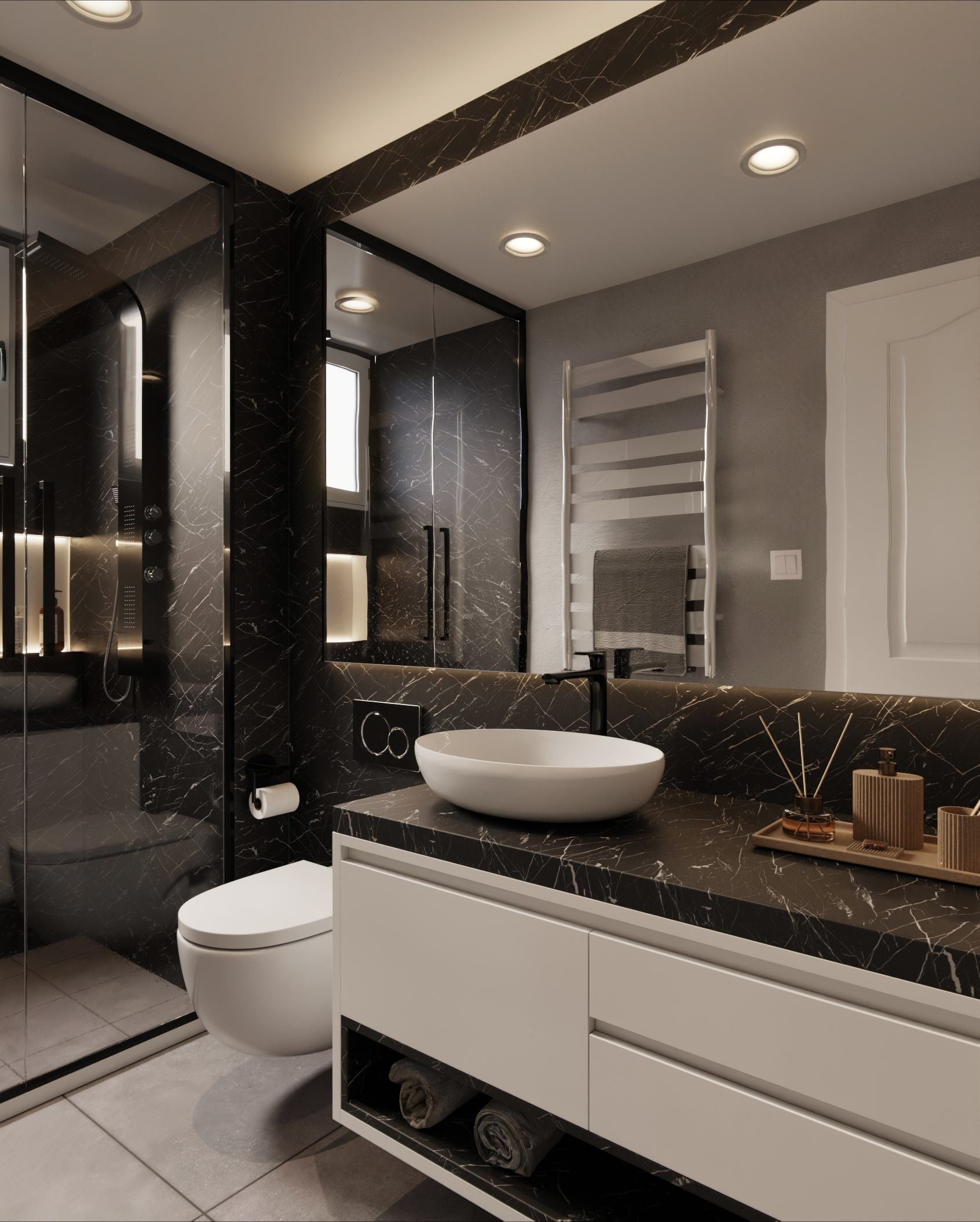 U50 Nero Marquina Cover Styl' vinyl wrap | for furniture & walls