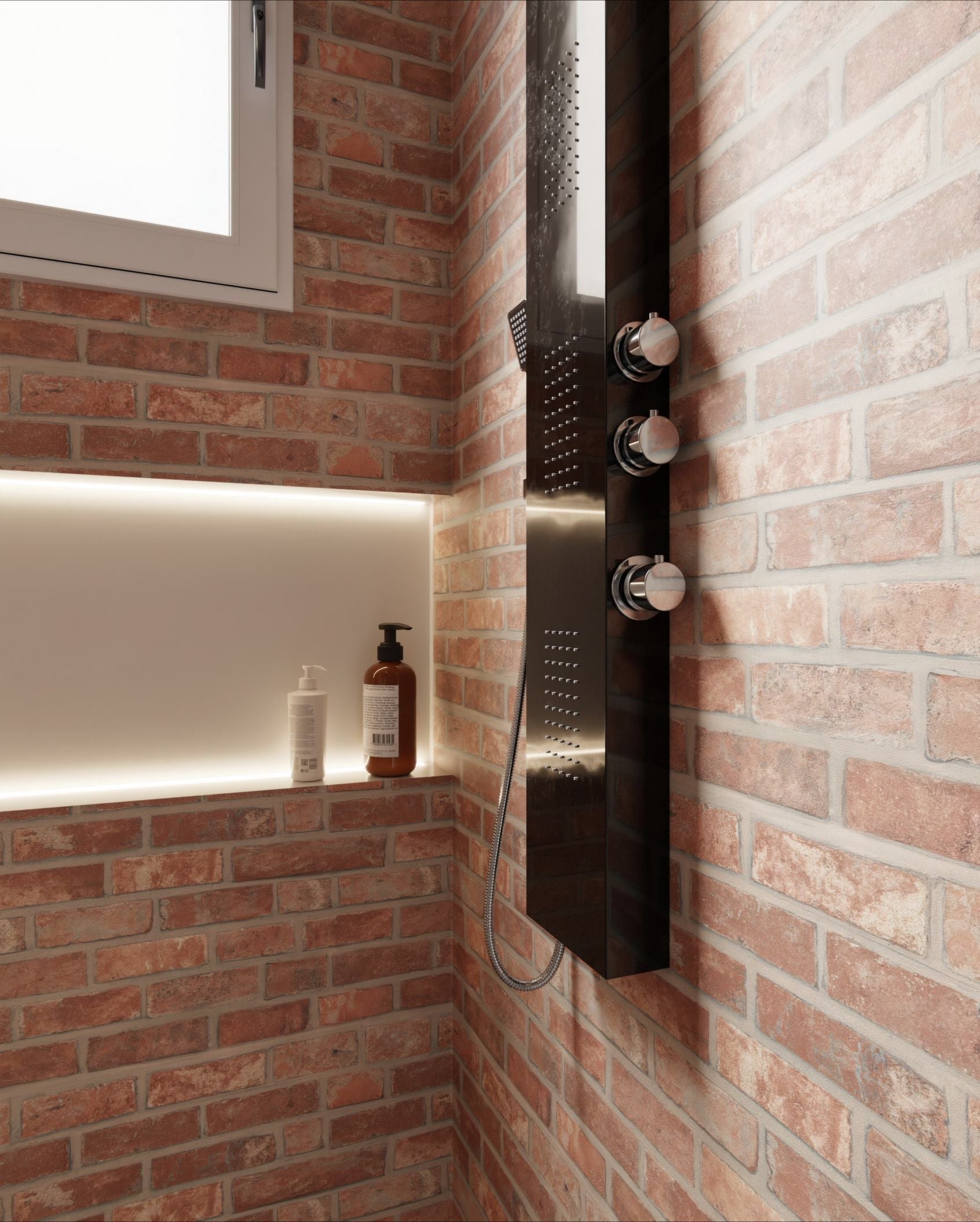 W7 Red Bricks Cover Styl' vinyl wrap | for furniture & walls