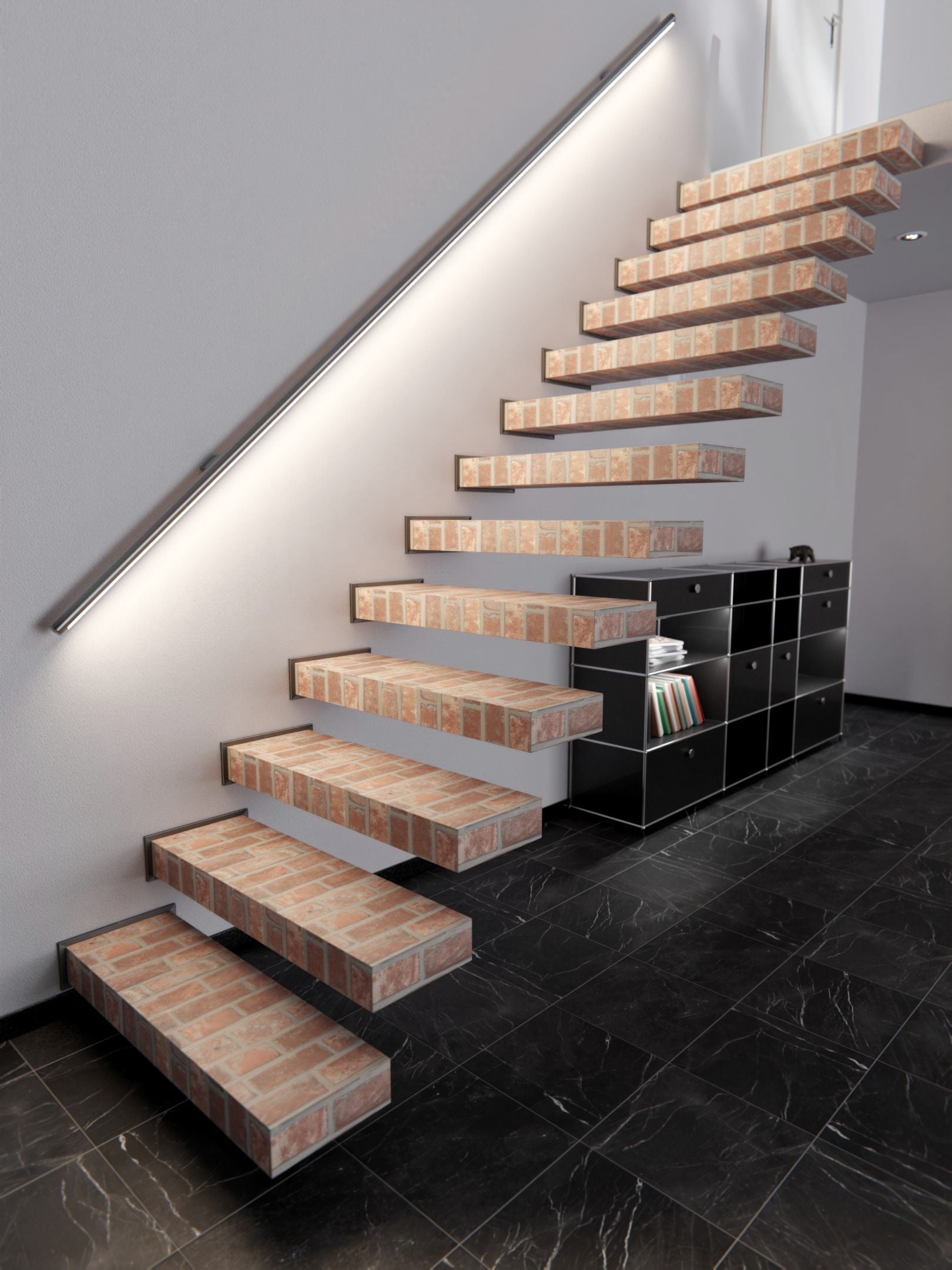 W7 Red Bricks Cover Styl' vinyl wrap | for furniture & walls