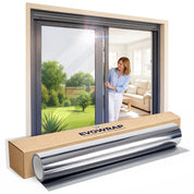High reflective silver window film external solar heat, glare & UV reduction-one way vision privacy