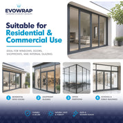 Security window film | anti-burglar | makes glass shatterproof
