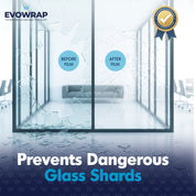 Safety window film | make glass shatterproof | health and safety