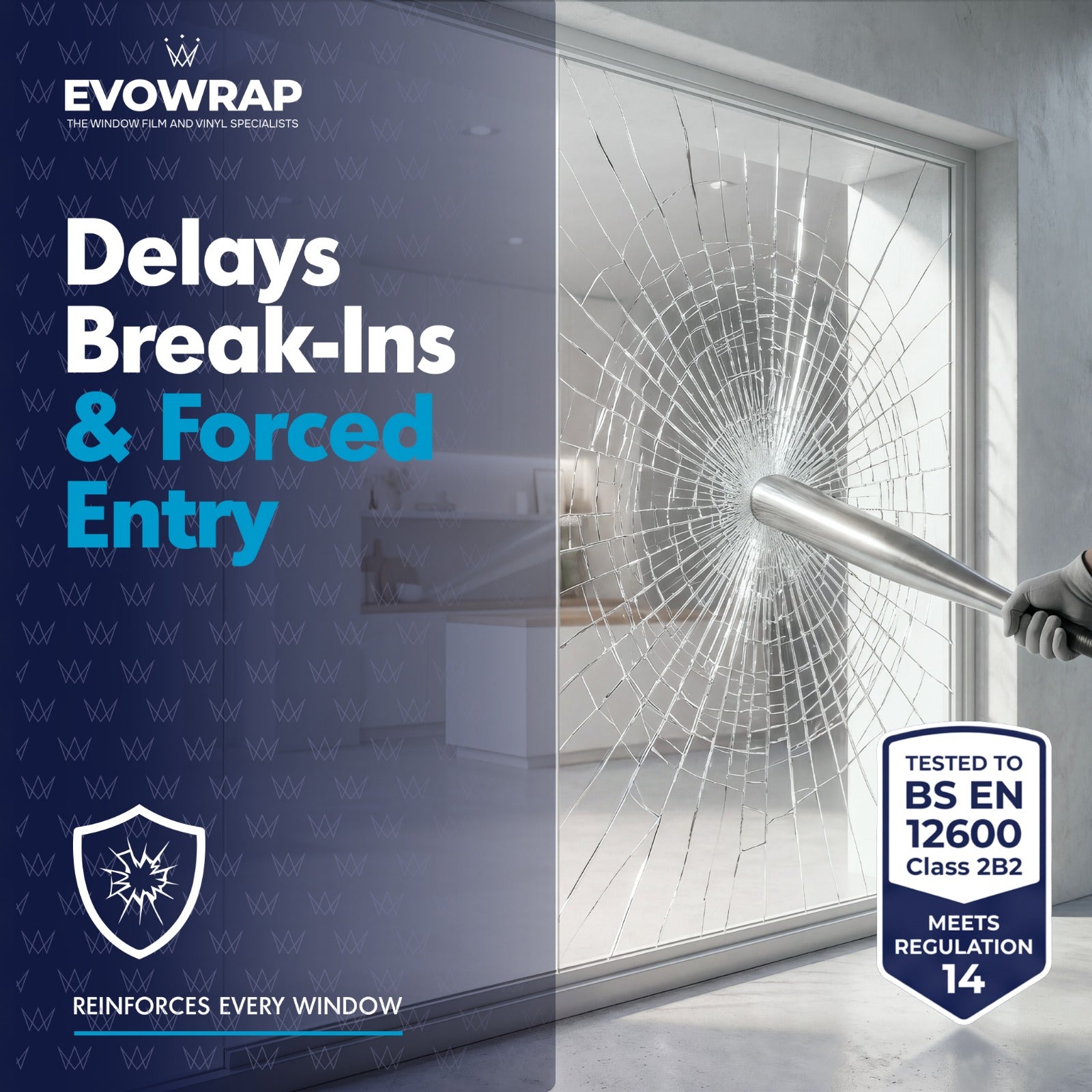 Safety window film | make glass shatterproof | health and safety