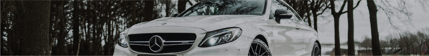 Mercedes on the road after professional Mercedes window tint installation