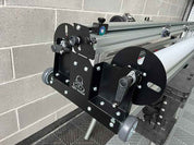 Quadra 2.0 roll support and film handling assembly