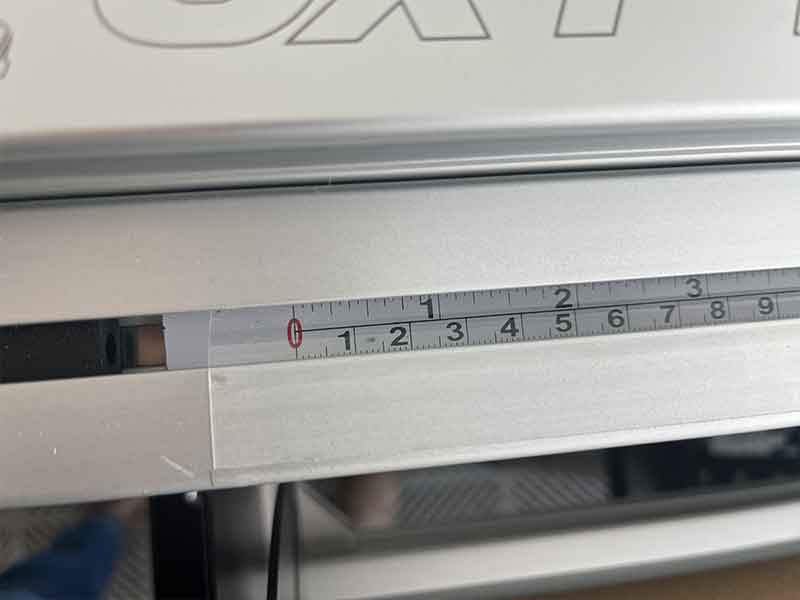Quadra 2.0 graduated measuring scale