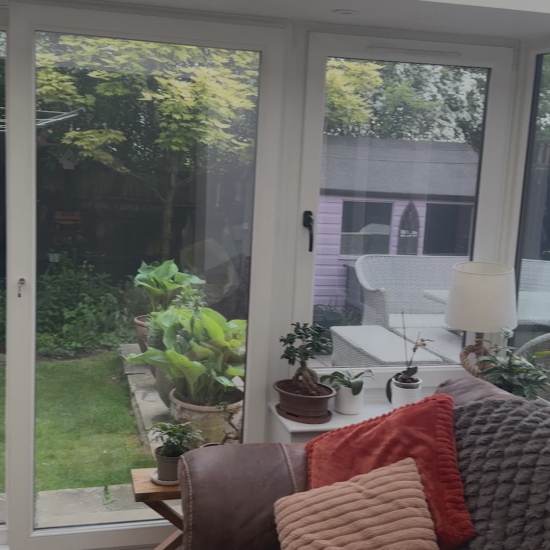 Ultra vista one way glass film – daytime privacy – solar heat, glare & UV reduction - internal install