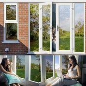 Ultra vista window film | ultimate one way vision privacy | for glass | excellent solar heat, glare & UV reduction Evowrap